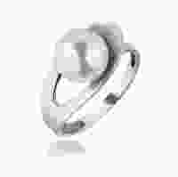Серебряное кольцо с искусственным жемчугом
