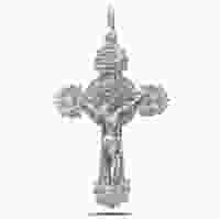 Большой серебряный крест для мужчин